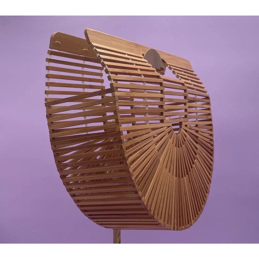 Cult Gaia Bamboo Satchel in Tan - Picture 3 of 4